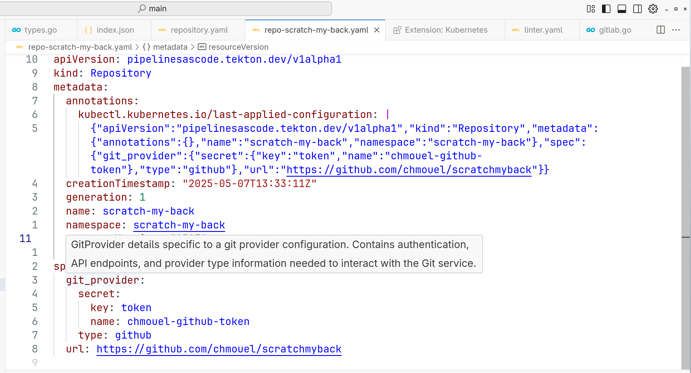 VS Code and OpenAPI Schema